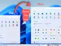 Il menu Start di Windows 11 è il doppio delle dimensioni di quello di Windows 10, con un layout più ampio e organizzato.