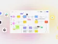 Un Miro board mostra un diagramma di flusso di processo con passaggi come "Order creation" e "Download invoice".