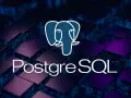 Logo di PostgreSQL con un elefante blu su uno sfondo di cubi scuri e luminosi. Scopri cos'è PostgreSQL, un potente database relazionale.