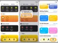 Schermate di iPhone che mostrano la creazione di comandi rapidi. Un pulsante evidenzia "Nuovo comando rapido".