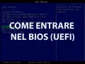 Schermata Boot Manager: scopri come accedere al BIOS (UEFI) per configurare l'ambiente di avvio e le opzioni.