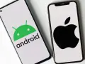 Due smartphone, uno Android e uno Apple, affiancati. Utile per capire come formattare un telefono.