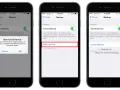 Schermate iPhone mostrano come fare il backup su iCloud. Tocca "Esegui backup adesso" per avviare il processo.