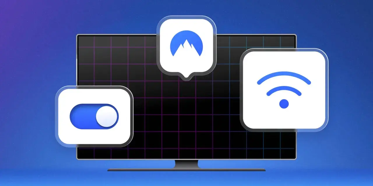 Schermo con icone: interruttore, montagna (VPN) e Wi-Fi. Scopri come eliminare la pubblicità dal cellulare con questi strumenti.