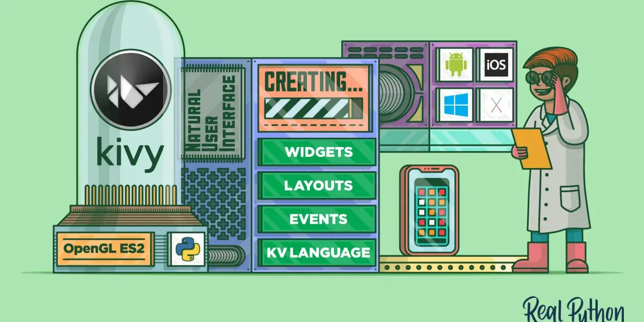 Creazione di app per Android e iOS con Python e Kivy. Interfaccia utente naturale, widget, layout, eventi e linguaggio KV.