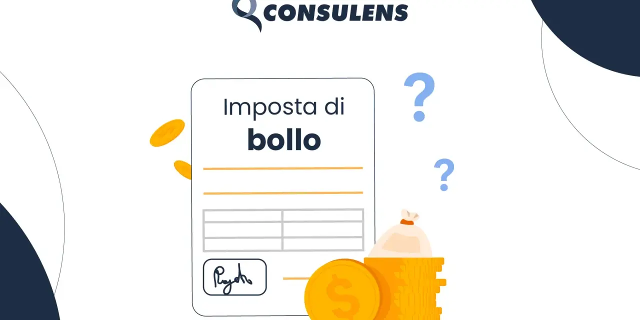 Fattura con "Imposta di bollo" e simboli di denaro. Domande sul costo dell'imposta di bollo su fatture elettroniche.