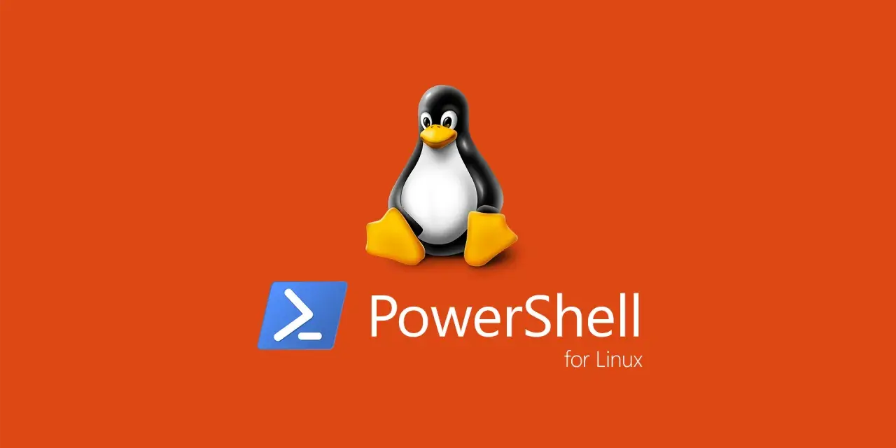 Tux il pinguino Linux accanto al logo PowerShell. Scopri windows powershell a cosa serve per gestire il tuo sistema.