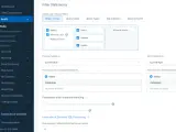 Configurazione di filtri per query SQL: selezione di tipi di elaborazione (SELECT, INSERT, UPDATE, DELETE) e gestione di tabelle e oggetti database.