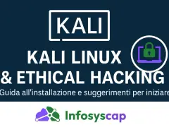 Guida Kali Linux: installazione e suggerimenti per l'ethical hacking. Icona di un laptop con lucchetto.