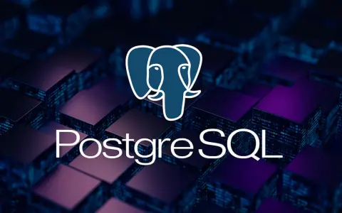 Logo di PostgreSQL con un elefante blu su uno sfondo di cubi scuri e luminosi. Scopri cos'è PostgreSQL, un potente database relazionale.