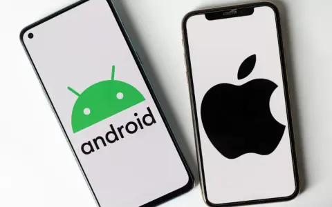 Due smartphone, uno Android e uno Apple, affiancati. Utile per capire come formattare un telefono.