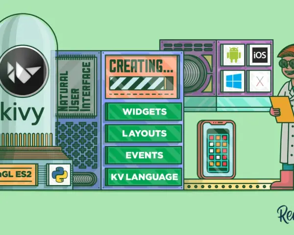 Creazione di app per Android e iOS con Python e Kivy. Interfaccia utente naturale, widget, layout, eventi e linguaggio KV.
