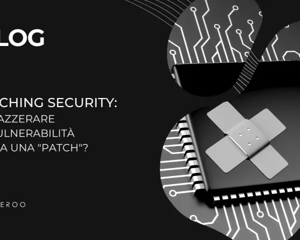 Un chip con una "patch" applicata, simbolo di come una patch possa risolvere vulnerabilità di sicurezza.