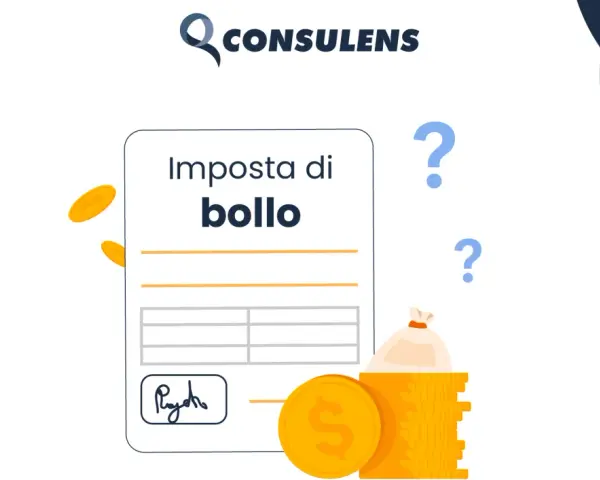 Fattura con "Imposta di bollo" e simboli di denaro. Domande sul costo dell'imposta di bollo su fatture elettroniche.
