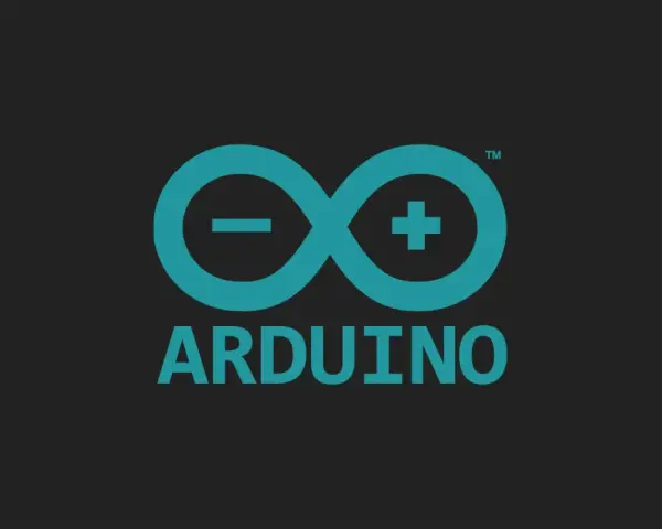 Logo Arduino, che rappresenta cos'è questa piattaforma open-source per la prototipazione elettronica.
