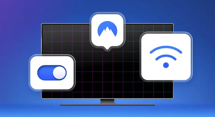 Schermo con icone: interruttore, montagna (VPN) e Wi-Fi. Scopri come eliminare la pubblicità dal cellulare con questi strumenti.