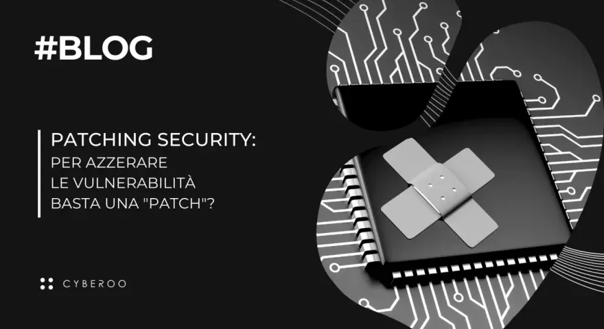 Un chip con una "patch" applicata, simbolo di come una patch possa risolvere vulnerabilità di sicurezza.