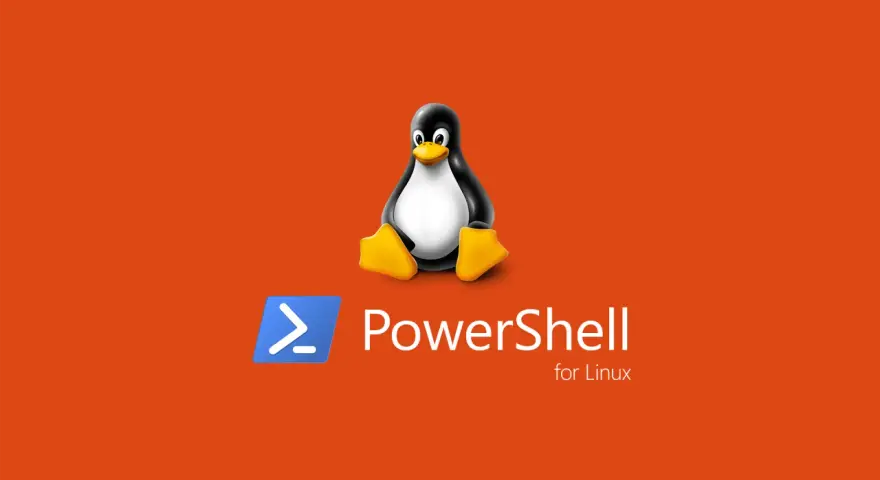 Tux il pinguino Linux accanto al logo PowerShell. Scopri windows powershell a cosa serve per gestire il tuo sistema.