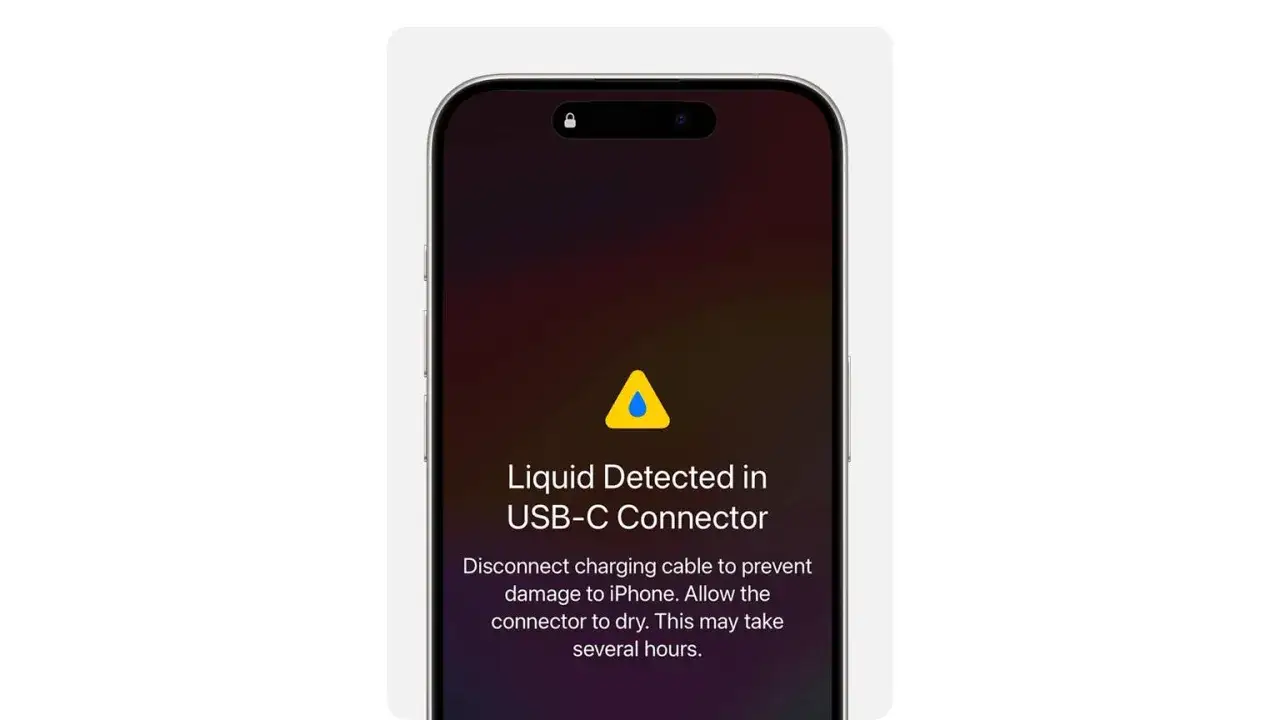 Avviso su iPhone 15: 
