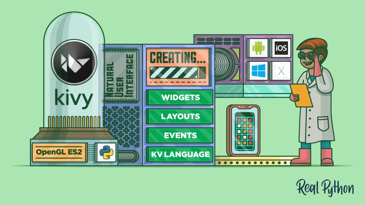 Creazione di app per Android e iOS con Python e Kivy. Interfaccia utente naturale, widget, layout, eventi e linguaggio KV.